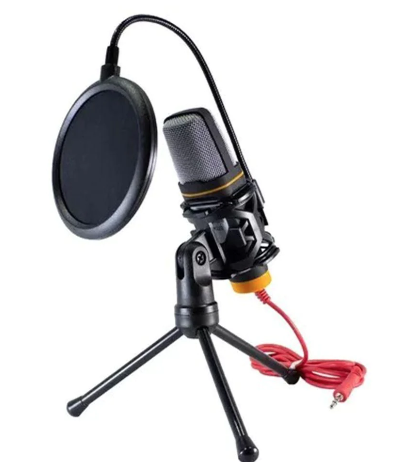 Microfon Profesional QY K222 Trepied Si Filtru